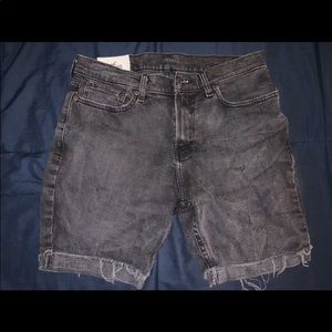 Hollister Black Cut Off Shorts